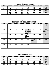 text for February