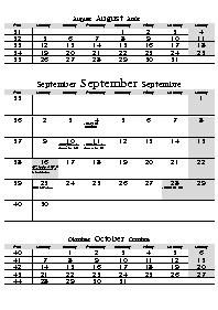 text for September