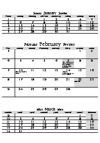 text for February
