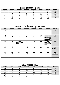 text for February