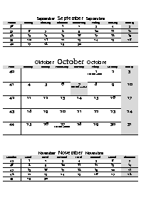 text for October